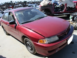 2000 MITSUBISHI MIRAGE DE BURGUNDY 1.8L AT 163759